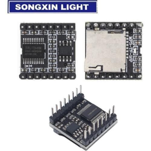 5pcs Mini MP3 Player Module TF Card U Disk Mini MP3 Player Audio Voice Module Board DF Play Wholesale MODU