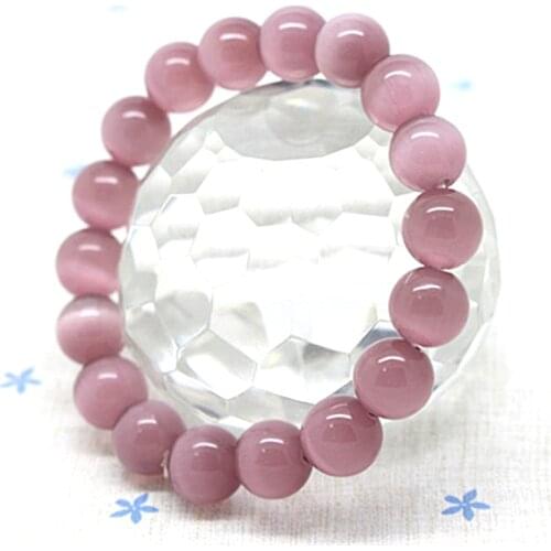 8mm Purple Natural Opal Bead Bracelets,Women Energy bracelet