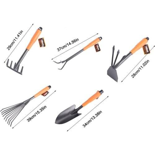 M89B Black Durable Shovel/ Hoe / Three- Claw/ Five- Claw/ Nine- Claw Garden Tool Small Sharp Durable Garden Tool