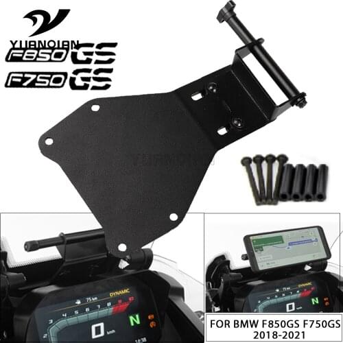 For BMW F850GS F750GS F850 F750 GS 2018 2019 2020 2021 Motorcycle GPS/SMART PHONE Navigation GPS Plate Bracket Adapt Holder Kit