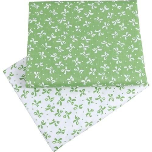 Nanchuang Bow Series Twill Cotton Fabric For Curtain Pillow Curtaiin DIY Handmade Sewing&Quilting Hometextile Material 100x160cm