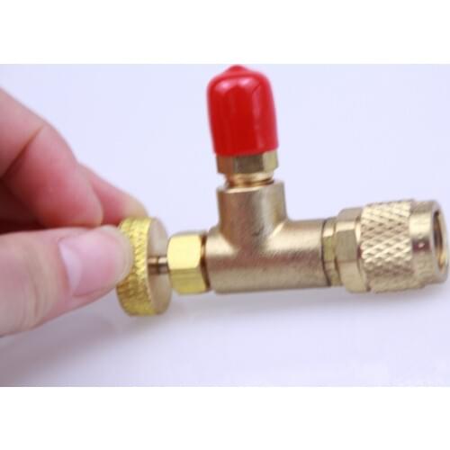 HOT SALE HS-1221 R410A Refrigeration Charging Adapter refrigerant retention control valve Air conditioning charging valve