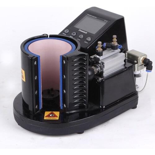 Multifunctional heat transfer baking cup machine Mini pneumatic baking cup machine Vertical mug heat press machine