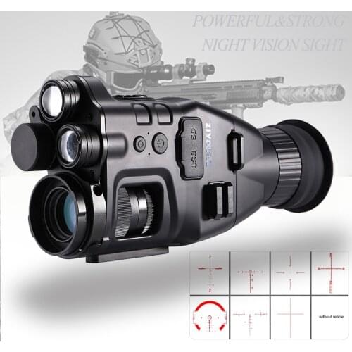 Multi-Functional 850nm+940nm Double Infrared Digital Night Vision Aim Sight Camera 24X Zoom Hunting Riflescope for Day & Night