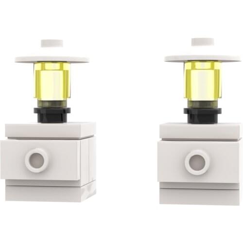 [MOC Hub] Side Lamp Bedroom Compatible Major Brand Toys Building Block Classic Collections Assembled Brick Handmade Design