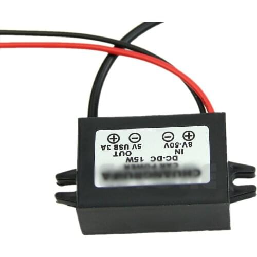 Power DC DC supply Converter Module 8-50V to 5V Micro USB OUTPUT 12V/24V to 5V
