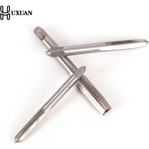 5 Pcs/set Hand Tap Thread Metric Plugs Taps Set M3 M4 M5 M6 M8 Straight Flute 3-8mm Hand Thread Metric Plug Silver