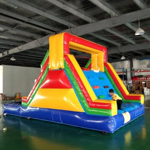 Inflatable water slide game with pool family use inflatable Pool Water Slide with Free CE blower