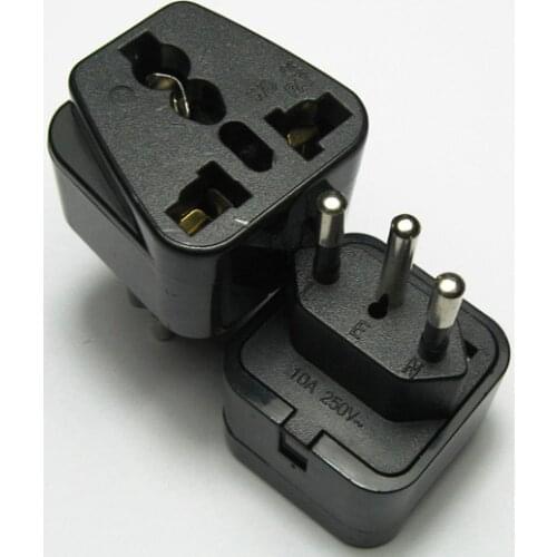 NEW Brazilian AC Power Plug Charger UK US EU AU to Brazil 3 Pin Travel Adapter Socket Converter For Home Travel Use