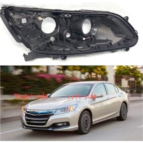Headlight Base for Accord Nine Generations 2014 2015 Headlamp House Car Rear Base Front Auto Headlight Back House