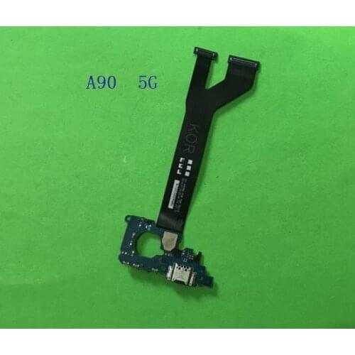 1pcs Original NEW For Samsung Galaxy A90 5G A908B A908N USB Charging Port Cable Connector Dock Flex Cable Replacement
