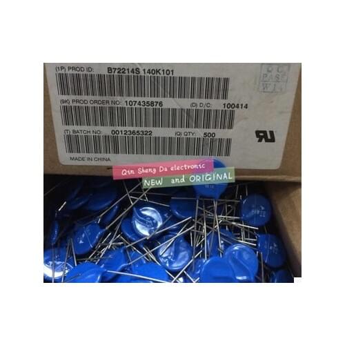 Original spot S14K14,AUTO B72214S1140K102 14MM 14V varistor new