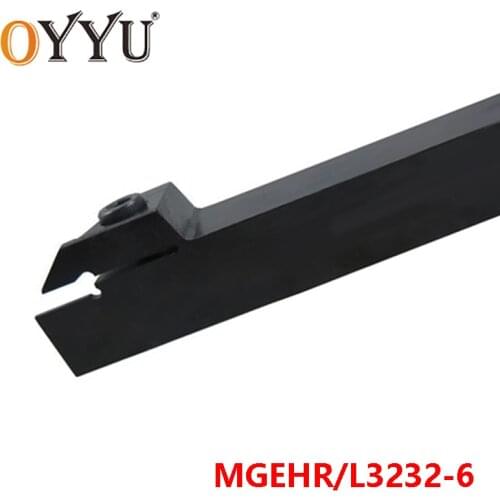 OYYU External Lathe Tool Holder MGEHR3232-6 MGEHL3232-6 Slotting Turning Arbor CNC Cutter Shank use MGMN600 Carbide Inserts