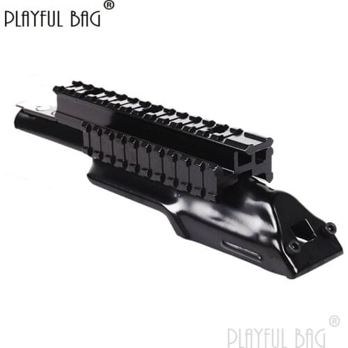 PB Playful bag 20mm Bracket Three Side Rail Cover AK Gel ball blaster Rail Cover Upgrade Material CS Accessory Model Toys QE02S