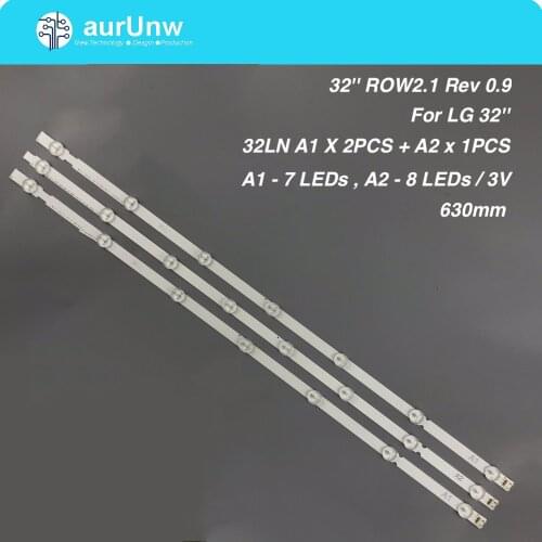 Full LED Lamps Backlight Array LG 32" 32LN540U-ZA 32LN5700 LC320DUE LC320DXE SF A1 A2 B1 B2 Bars 32LN/32LA Replacement LED Strip