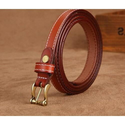 Hot Sale Good Quality Women Belt Cow Genuine Leather Female Waist Strap Top Pin Buckle Fashion Waistband Free Shipping