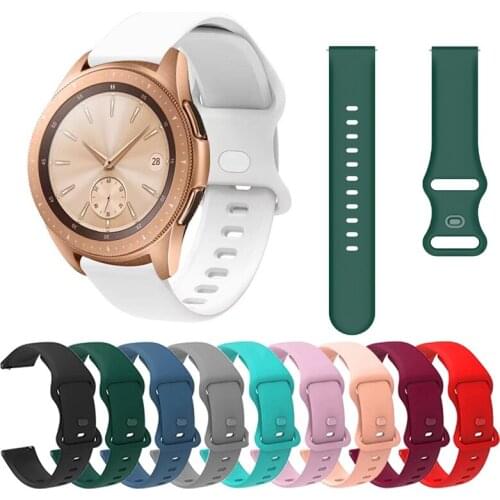 New Silicone Easy Fit Strap For Samsung Galaxy Watch 3 41mm 45mm Gear Sport S2 S3 20mm 22mm Replacement Watchbands Bracelet
