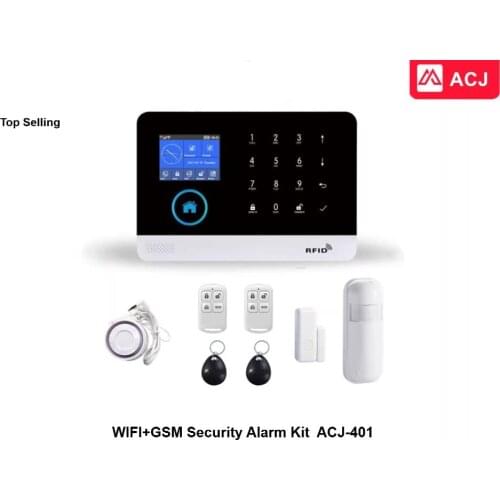 Dual network WiFi 4G wireless alarm for home tuya security alarm system wifi smart alarm system home security kit