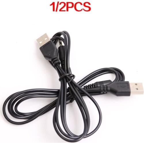 1/2PCS 1.2M USB 3.5mm Tens Ems Slimming Therapy Massager Small Electronics Devices 5V DC Barrel Jack Power Cable Connector