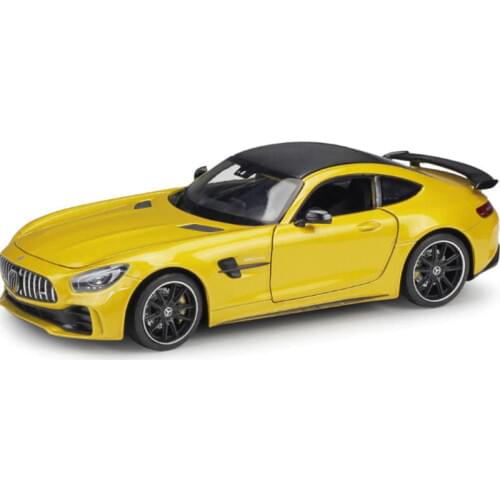 1:24 Scale Diecast Alloy Racing Classic Model AMG GT R Sports Car Metal Vehicle Toys Boys Kids Children Traffice Tools Gifts