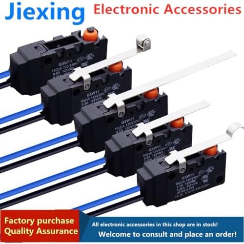 1 normally open 10A waterproof and dustproof micro switch stroke limit switch pulley pressure rod straight rod with wire equipme