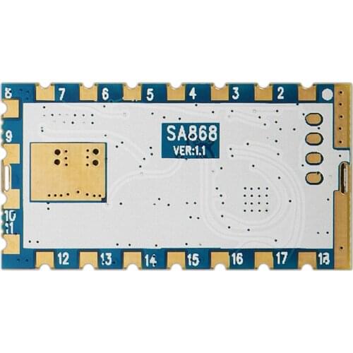 10pcs SA868-U 2W 4-6KM -124dBm walkie talkie module UHF 400 ~ 480 MHz / VHF 134 ~ 174MHZ audio module RDA1846S chip