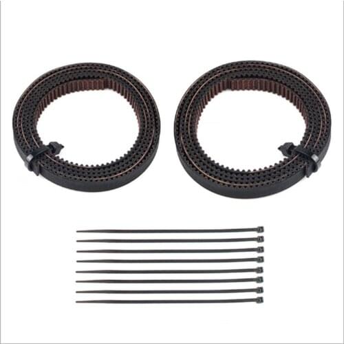 2GT-6mm Split Belt x-Axis +y-Axis Copper Buckle Rubber Belt Spare Parts for Ender-3 3D Printer Accessories
