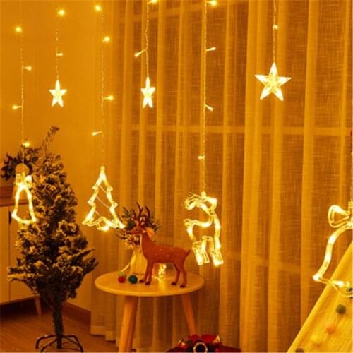 3 Meters EU Plug LED Icicle Lights Christmas Tree Pendant Lantern String Holiday Birthday Party Decorations KK16