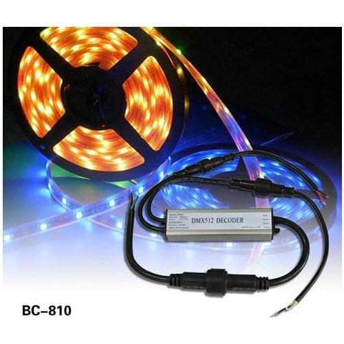 BC-810 DMX512 Controller LED Waterproof DMX512 decoder DC12-24V 3CH DMX Controller