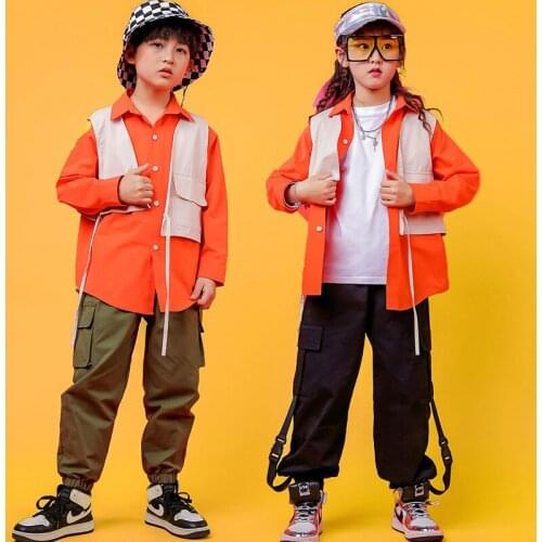 Camiseta blanca de hip hop para hombre, chaleco de manga larga, pantalones de camuflaje táctico, traje de baile de Jazz