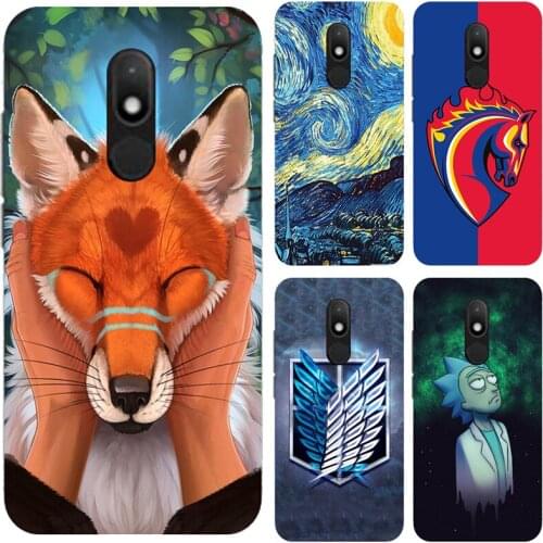 Painted Case For Wiko WIM Lite Case Silicone Soft TPU Cases For Wiko WIM Lite Cover Wildflowers Cute Animal Bags