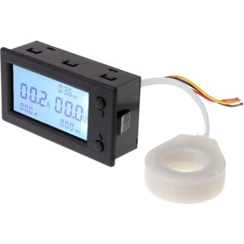 DC 300V 100A 200A 400A digital Voltmeter Ammeter Battery Capacity coulometer Power electricity watt-hour meter With Hall sensor
