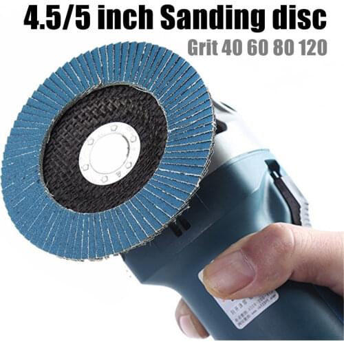 1Pcs Grinding Wheels Flap Discs Sanding Discs 115mm 4.5 Inch 40/60/80/120 Grit Angle Grinder Abrasive Tool Wood Tools