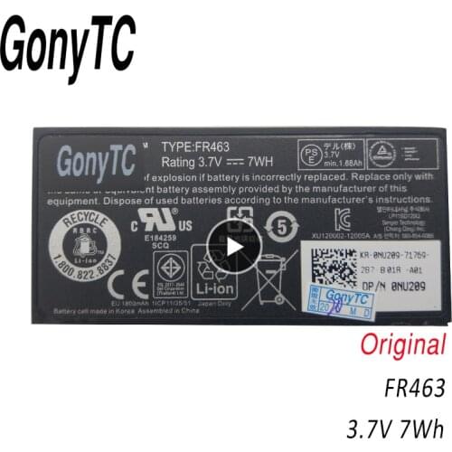GONYTC FR463 Battery For DELL Poweredge 1950 2900 2950 6850 6950 5i 6i NU209 P9110 U8735 H700 R910 R900 R710 R610 R510 R410