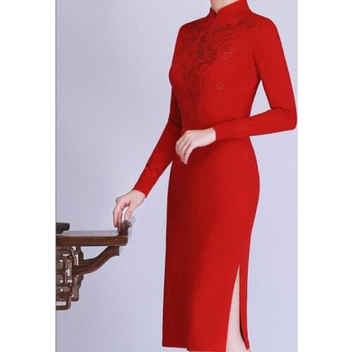 Long sleeve robe,Chinese Robe,Chinese gown,hangmade cloth