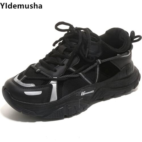 Mens Shoes Spring Version Fashion Dad Shoes Men Casual All-match Men Casual Mesh Sneakers Student Trendy Shoes Running Sneakers