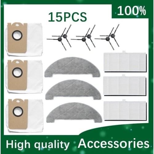 For VIOMI S9 Dust Bags,Colletion Cleaner Mops,Side Brushes,Accessories Sets Parts Robot Vacuum Cleaner,Clean mop