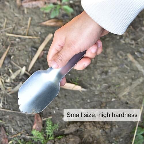 Multi-purpose Aluminum Shovel For Sand Excavation Emergency U-shaped Nails For Tents For Mountaineering Camping Hiking