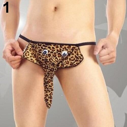 Mens Fashion Sexy Long Bulge Pouch Briefs Underwear Elephant Trunk Underpants сексуальныее костюмы Sex toy