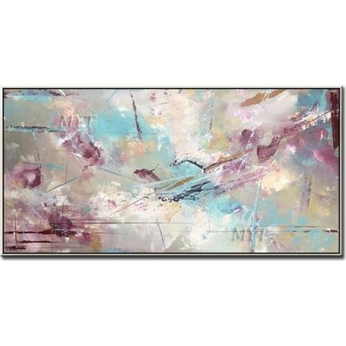 Color Matching Abstract Handpainted Beautiful Oil Painting On Canvas Wall Art Home Decor Picture Modern Unframe 100% Handpainted