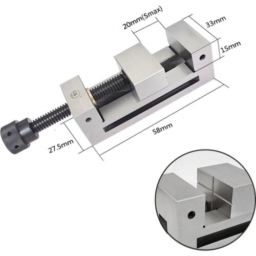 68MM woodworking Desktop clip fast fixed clip clamp Aluminum vise bench can equipped bench drill electric drill Woodworking tool