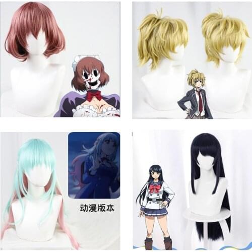 Anime High-Rise Invasion Honjo Yuri Mayuko Nise Hair Cosplay Wigs