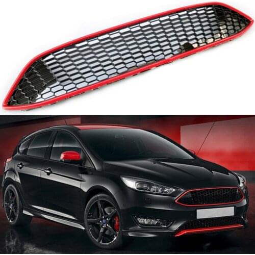 Car Front Bumper Grill Upper Grille Fit For Ford Focus 2015 2016 2017 2018 Hatchback Sedan