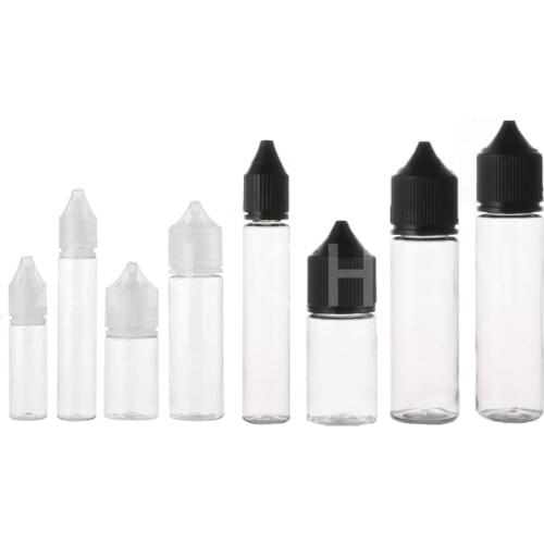 50 Pcs E-Liquid Juice Dropper Bottle Empty Plastic PET Vape Bottle DIY Eliquid Oil Pen Container 10ml/15ml/30ml/60ml/100ml/120ml