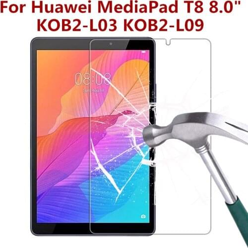 9H Tempered Glass Screen Protector For Huawei MatePad T8 8.0 inch Tablet Film KOB2-L03 L09 Anti Scratch HD Glass Protective Film