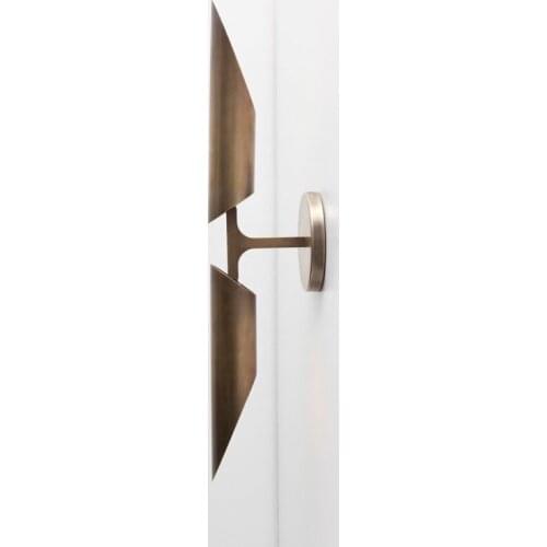 Modern Glass Wall Lamp Gold Led Wall Light Fixtures for Home Decor Bedroom Bathroom Mirror Lights Nordic Indoor Luminaire E14