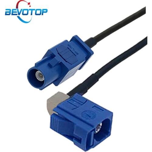 Long Fakra C Male Extended Plug to Fakra C Female Right Angle Navigation GPS Antenna Extension Cable Jumper 15CM 50CM 1M 2M 5M