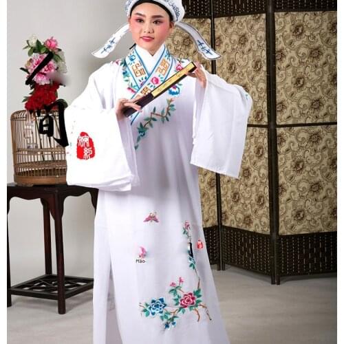 Unisex Beijing opera artistes studio Man clothing 9 Colors stage drama fase dramma woman costume Chinese style opera Garment