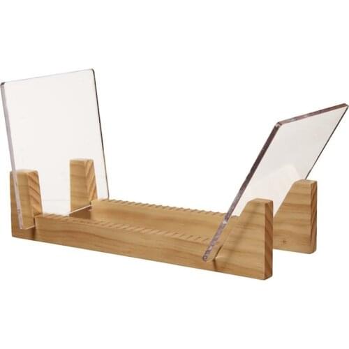 Vinyl Record Storage Holder,Acrylic Ends,Display Your Singles and LPs in This Modern Portable Rack Unit