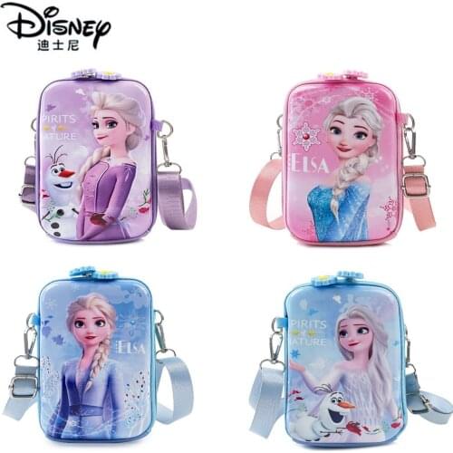 Frozen Childrens Single Shoulder Bag Female Treasure Cute Princess Messenger Bag Aisha Shoulder Phone Bag